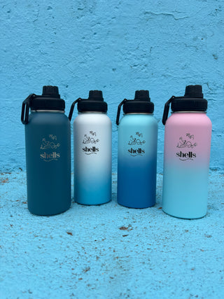 Shells Merch Bottle - Ocean Blue