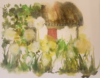 Dolly's cottage Print by Sheba Jones Dillon -  Small