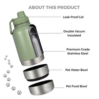 Ecoset Pet Bottle - Olive