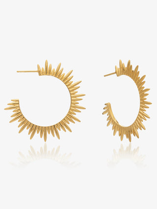 Rachel Jackson - Electric Goddess Statement Hoop Earrings