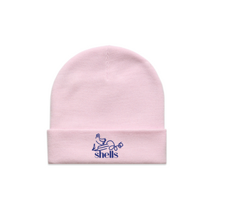 Shells Light Pink Beanie