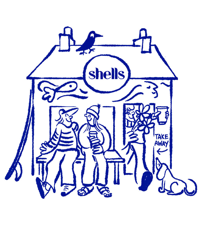 Lines & Current – Shells Cafe | Shells Little Shop