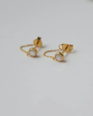 Lines & Current 'Sigrid' Stud Earrings - Gold plated
