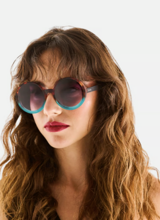 Okkia Sunglasses – Model OKO14 Blue/ Brown