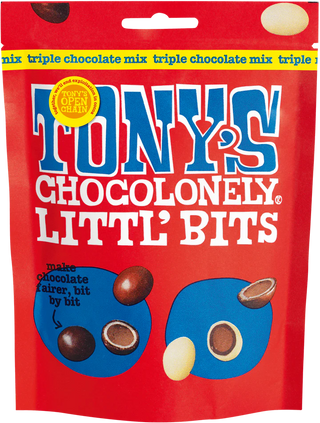 Tony's Chocolonely Littl’ Bits Triple Chocolate Mix