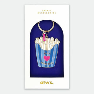 ATWS. - Fries Before Guys - Keychain - Shells Cafe | Shells Little Shop