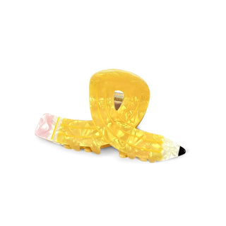 Yellow Pencil Hair Clip: Default Title