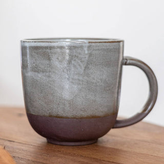 Cup Cer Soft S/M/L Red Clay with Grey Glaze 120/200/300 ml: S, 120 ml 7, 5x6cm
