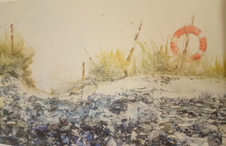 Beach walk Print by Sheba Jones Dillon - Large - Shells Cafe | Shells Little Shop