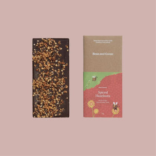Bean & Goose 70g Chocolate Bar - Spiced Hazelnut - Shells Cafe | Shells Little Shop
