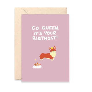 Beeb Card - Go Queen It's Your Birthday - Shells Cafe | Shells Little Shop