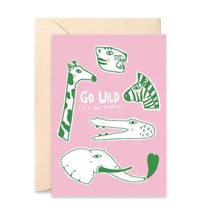 Beeb Card - Wild Birthday - Shells Cafe | Shells Little Shop