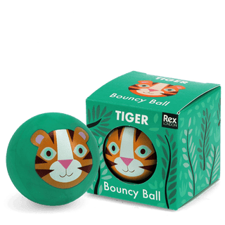 Bouncy ball - Tiger (green) - Shells Cafe | Shells Little Shop