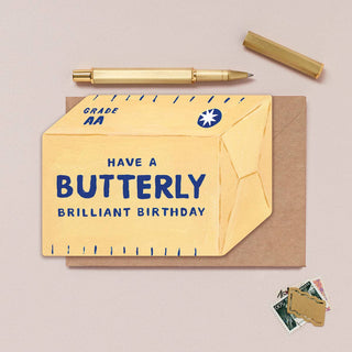 Butter Birthday Card | Funny Foodie Birthday Cards - Shells Cafe | Shells Little Shop