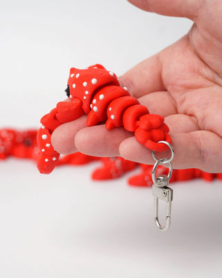 Red Lobster Keychain Articulated Fidget