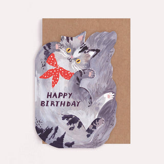Bandana Cat Birthday Card | Cat Lover Birthday Cards