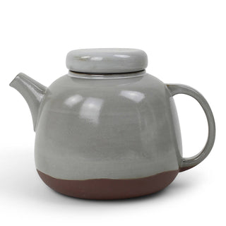 Teapot Cer Soft S/XL Red Clay with Grey Glaze 550/1400 ml: Red Clay with Grey / Extra Large