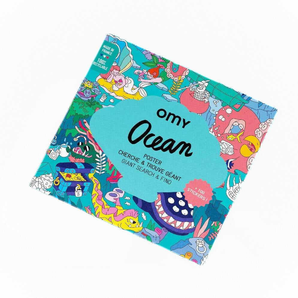 Giant Ocean Sticker Poster