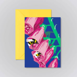 Foxglove Greeting Card