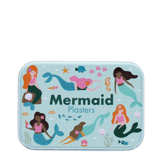 Children's plasters in a tin (30 pcs) - Mermaid - Shells Cafe | Shells Little Shop