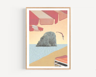 Ciel Glue Print Diving - Shells Cafe | Shells Little Shop