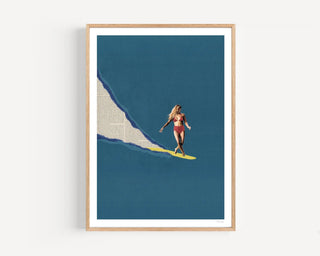 Ciel Glue Print "Fleur Bleue" small - Shells Cafe | Shells Little Shop