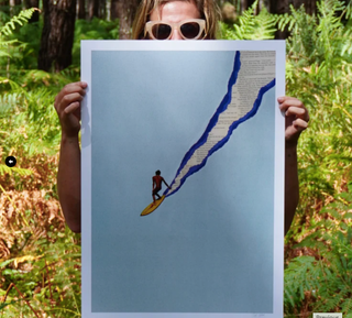 Ciel Glue Print Santa Cruz - Shells Cafe | Shells Little Shop