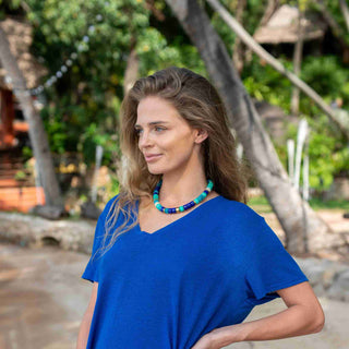 Parabaya Praia Praia Azul-mix Necklace