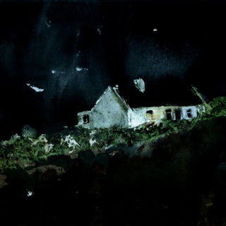 Cottage at Night Print by Sheba Jones Dillon - Small - Shells Cafe | Shells Little Shop