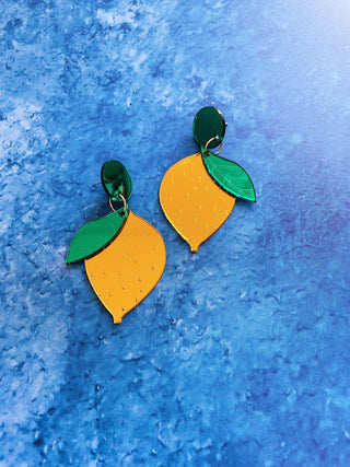 Citron earrings