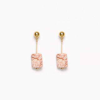 Delancey Earrings - pink - Shells Cafe | Shells Little Shop