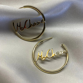 DON'T KILL MY VIBE - Mo Chroí Hoop Earrings - Shells Cafe | Shells Little Shop