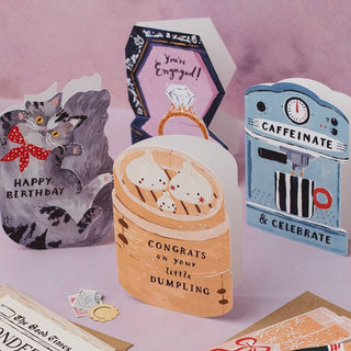 Dumpling New Baby Card | Newborn Baby Greeting Cards - Shells Cafe | Shells Little Shop