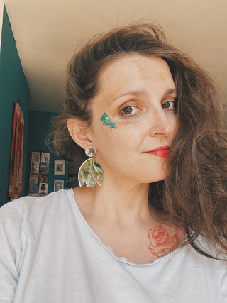 Mirror Tulip Earrings