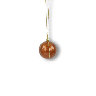 X-Mas Ball Cap Stripe W.gold 3 cm: Arabic Red