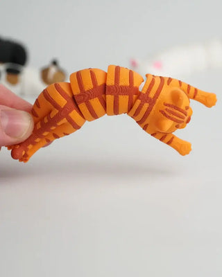 Ginger Tabby Cat Articulated Fidget Toy