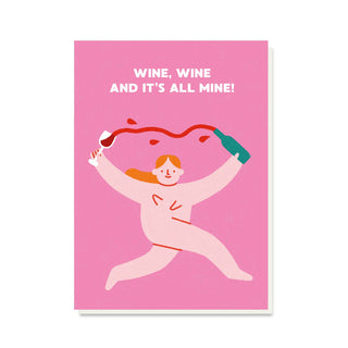 Wine Wine Birthday Card | Rude Card | Nude | Wine lovers: Celo Bags