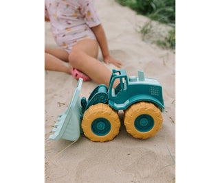 Green excavator