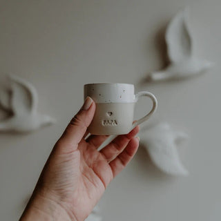 Eulen Schnitt Espresso Cup Papa - Shells Cafe | Shells Little Shop