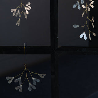 Mistletoe Cap Offwhite W.gold 11,5/17,26 cm: S 11, 5 cm
