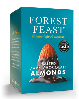 Forest Feast Salted Dark Chocolate Almonds - Shells Cafe | Shells Little Shop