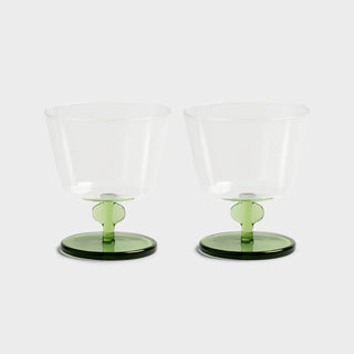 &klevering - Water glass petal set of 2