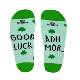 Good luck / Ádh Mór Leprechaun Socks