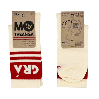 Grá Socks by Irish Society – Mo Theanga - Shells Cafe | Shells Little Shop