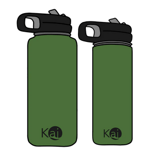 Green Kai Bottle 1000 ml/32oz - Large - Shells Cafe | Shells Little Shop