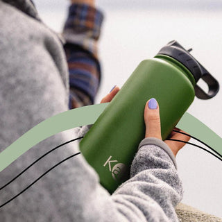 Green Kai Bottle 1000 ml/32oz - Large - Shells Cafe | Shells Little Shop