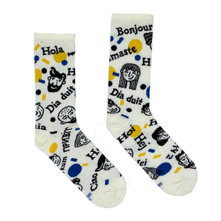 Greetings Socks - Shells Cafe | Shells Little Shop
