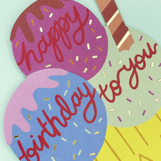 Happy Birthday To You Ice-cream (BRS17) - Shells Cafe | Shells Little Shop