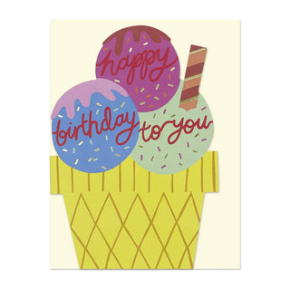 Happy Birthday To You Ice-cream (BRS17) - Shells Cafe | Shells Little Shop