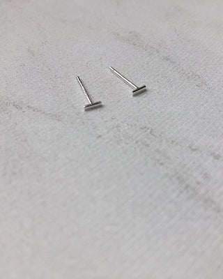 Lines & Current 'MIA' MINI BAR STUD EARRINGS
